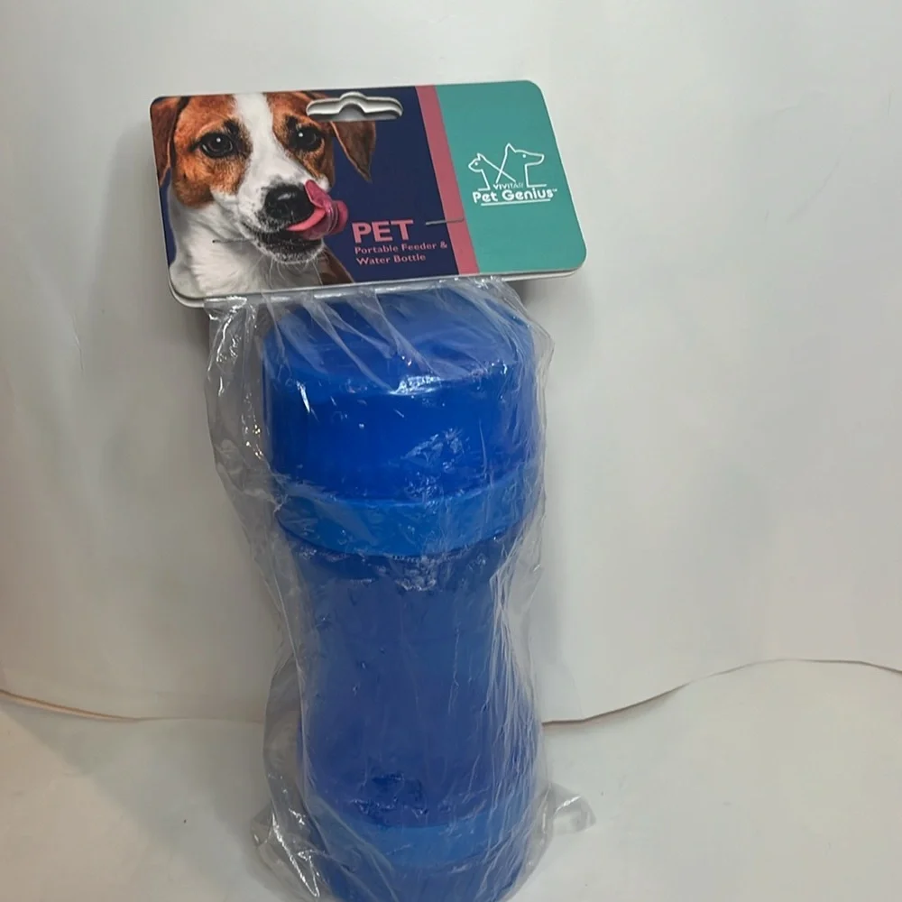 Vivitar Pet Portable Feeder & Water Bottle NWT